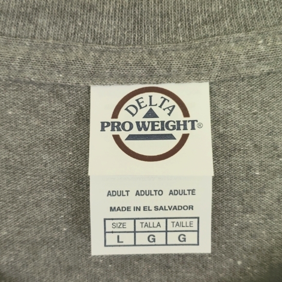 Delta RealTree Gray Graphic Fish Short Sleeve T-Shirt L - Picture 8 of 9